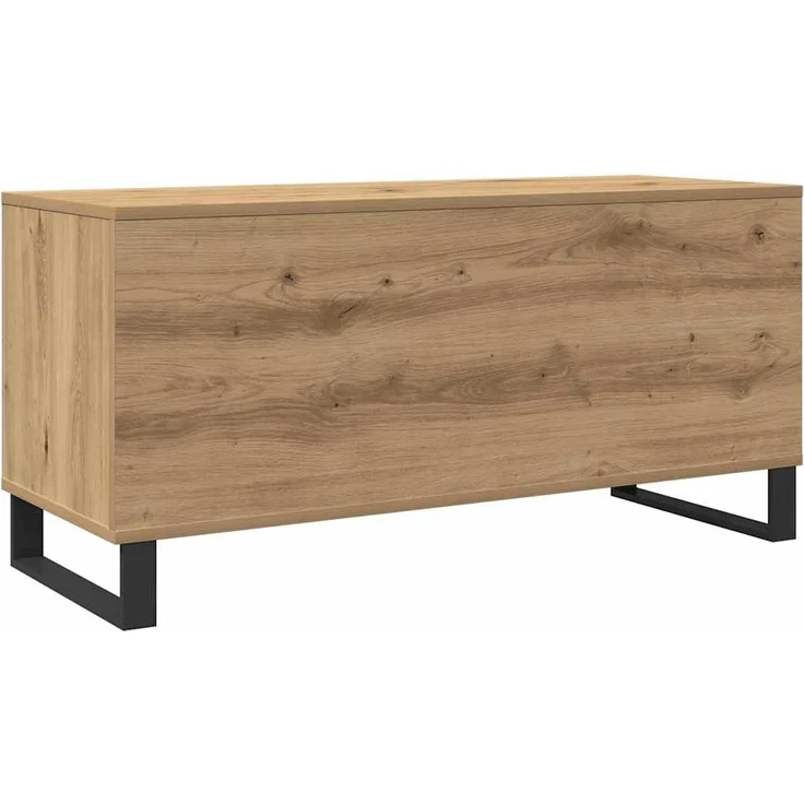 vidaXL Schallplattenschrank mit Regal Artisan-Eiche 100 x 38 x 48 cm 862906 – Bild 6