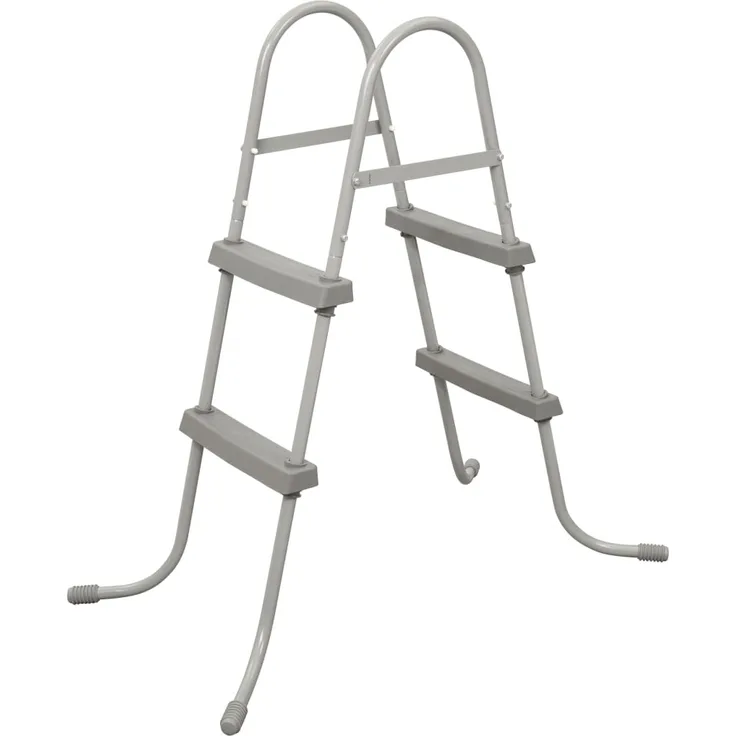 Bestway 'Flowclear' Poolleiter, 2 Stufen, für Pools bis 84 cm Höhe, Metall/Kunststoff Grau