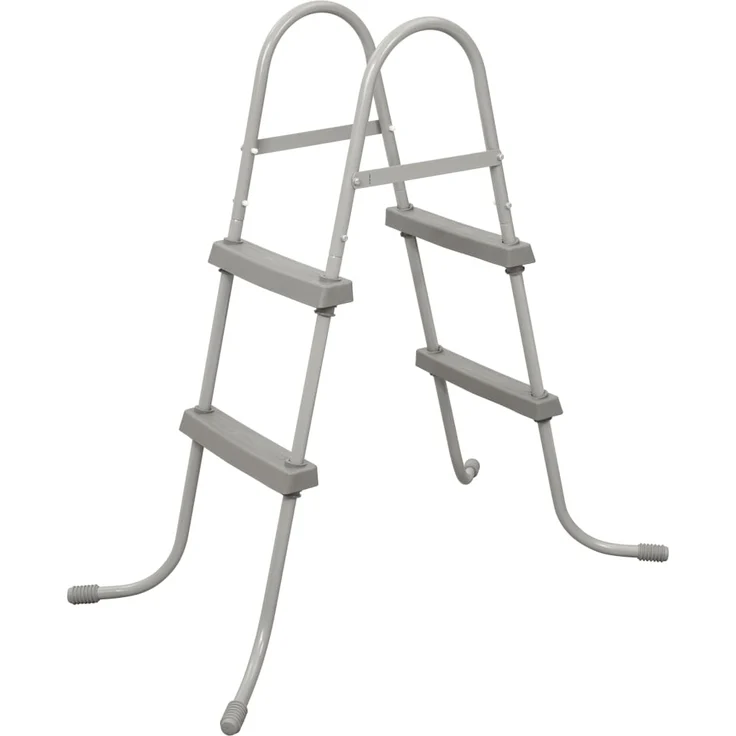 Bestway 'Flowclear' Poolleiter, 2 Stufen, für Pools bis 84 cm Höhe, Metall/Kunststoff Grau – Bild 1