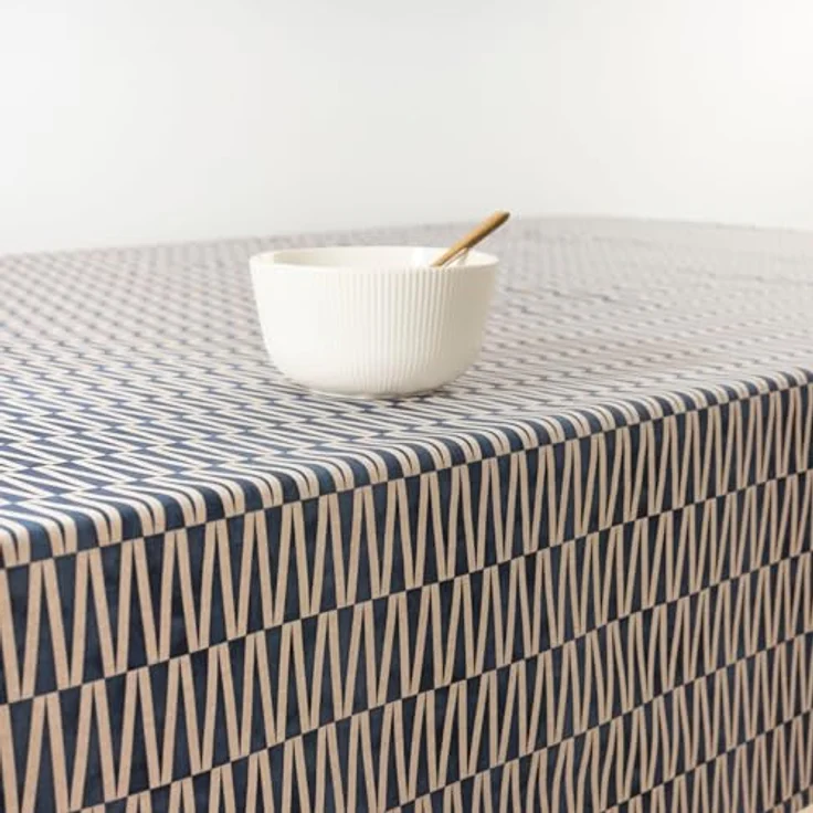 Belum Tischdecke, schmutzabweisend, Größe 100x155 cm, extraweich, Blau, 100, Stoff 100% Bio-Baumwolle, Modell 0120-335 – Bild 6