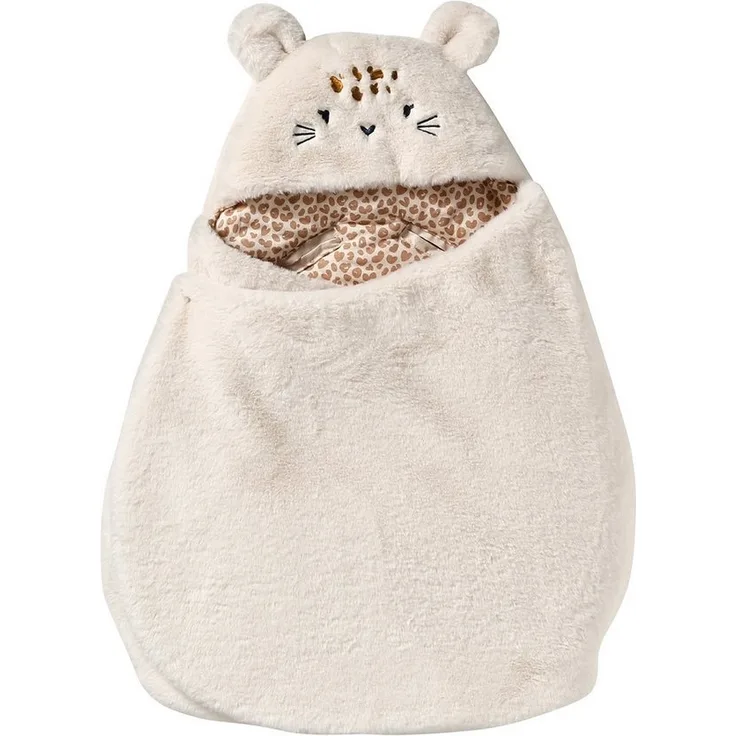 vertbaudet Fußsack 2-in-1 Baby Ausfahrsack/Wickelunterlage, Plüsch, 1er-Pack