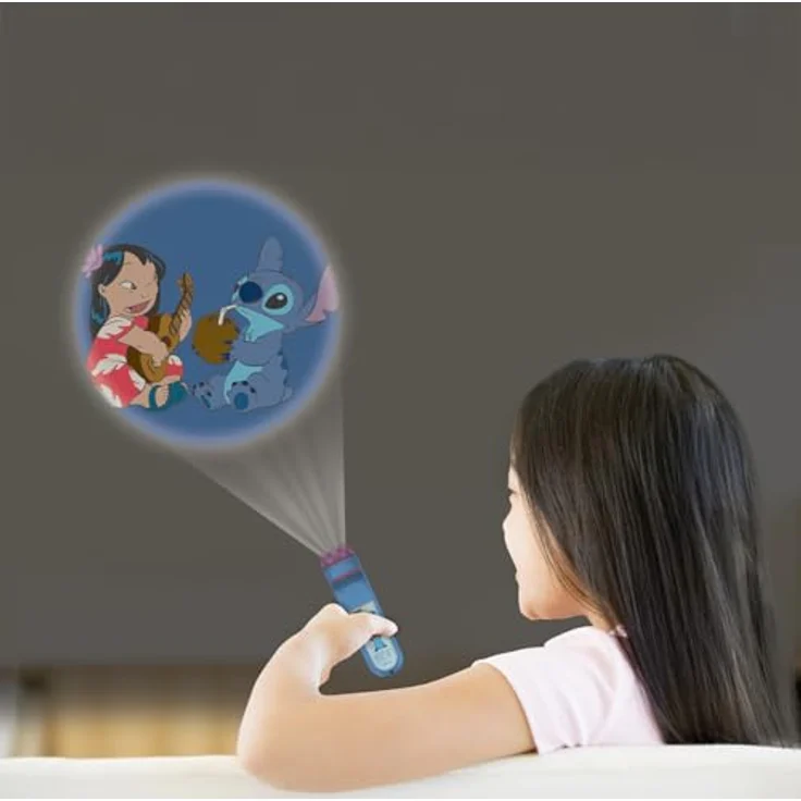 Stitch Disney Stories Projektor und Taschenlampe, ideal für Gute-Nacht-Geschichten, mit Bildern aus dem Stitch-Universum – Bild 6