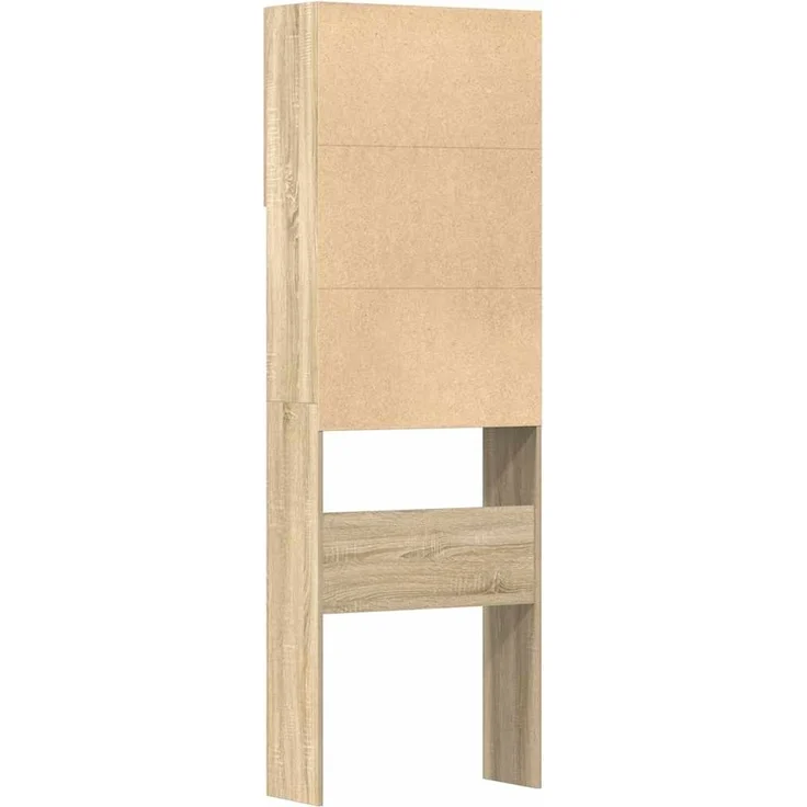 vidaXL Waschmaschinenregal Sonoma-Eiche 64x24x190 cm Holzwerkstoff 859129 – Bild 7