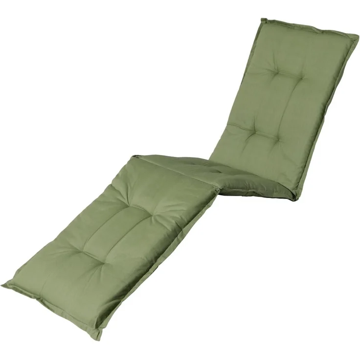 Allibert Liegenauflage Basic ca. 200 x 65 cm grün 50% Baumwolle / 50% Polyester – Bild 1