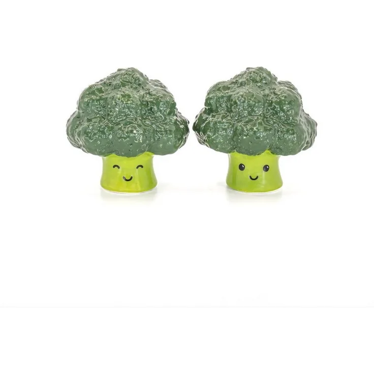 Sass & Belle Salz- / Pfefferstreuer Brokkoli, (Set, 2-tlg), grün, ca. Ø 7 x 7,5 cm