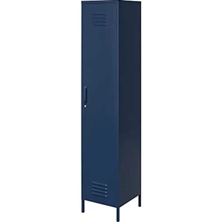 Dorel Home Queer Eye Bradford Metallschrank, Spind, Navy, Einheitsgröße