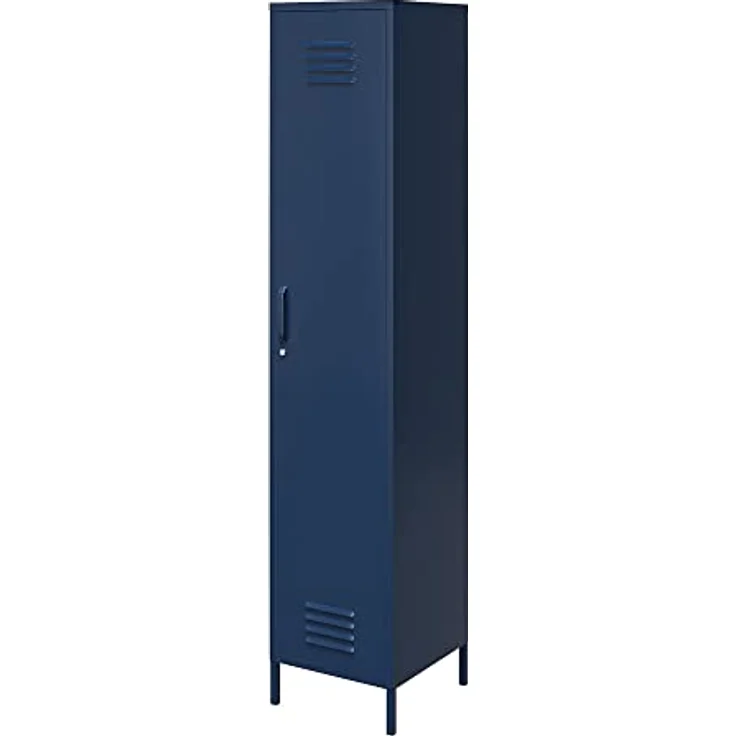 Dorel Home Queer Eye Bradford Metallschrank, Spind, Navy, Einheitsgröße – Bild 1