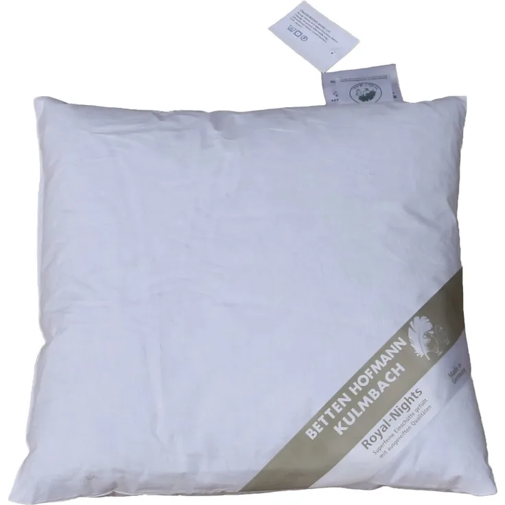 Betten Hofmann Daunenkissen Kopfkissen 40x40 cm 100 g neue Daunen Kuschelkissen