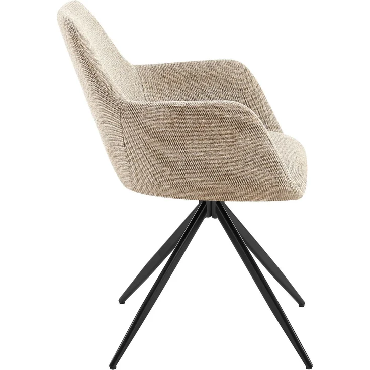CLP Esszimmerstuhl Olema Stoff,taupe – Bild 7