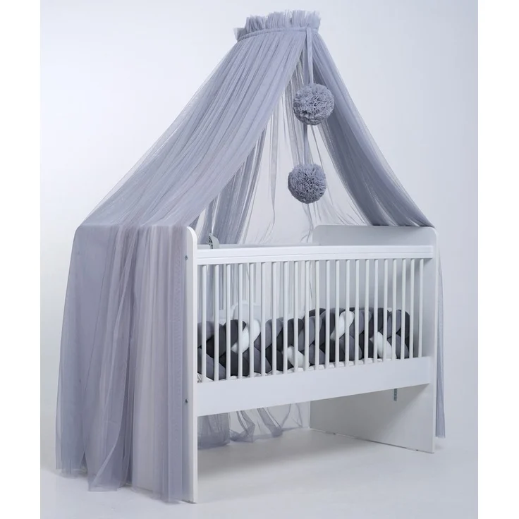 Baby Fancyroom Betthimmel Betthimmel aus 12 Meter Tüll aus 1. Klasse für Kinderbett Gitterbett, Himmel für Babybett Kinderbett – Bild 2