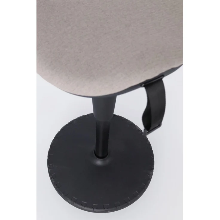 Bürohocker Belab höhenverstellbar, Stoffbezug, modern, beige, gepolstert, Bizzotto – Bild 5