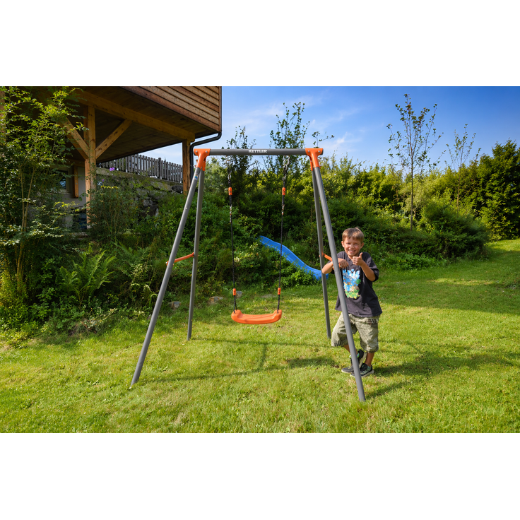 KETTLER 'Single' Einzelschaukel, grau/orange – Bild 2