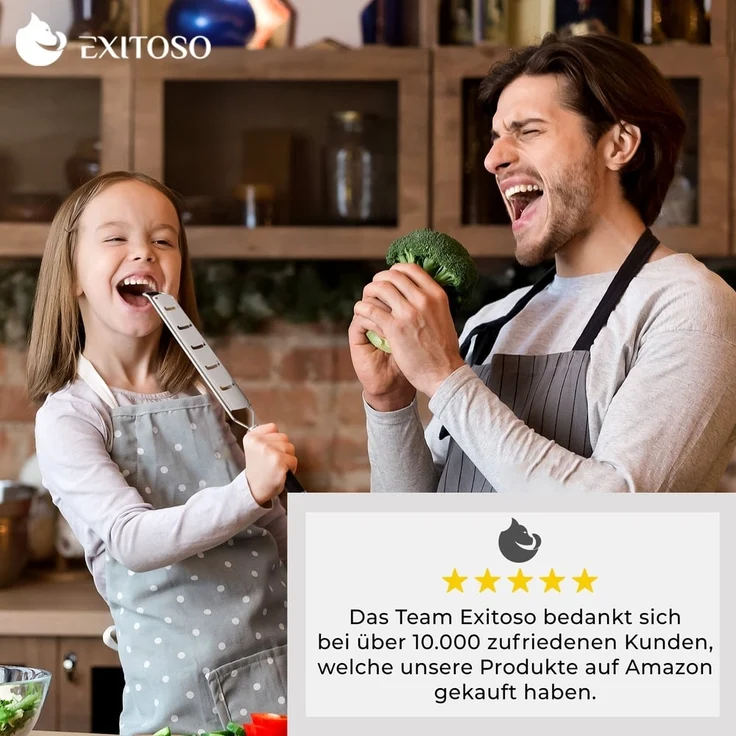 Exitoso Zitruszester Zitronenreibe 2er-Set, Ideal für Ingwer Knoblauch Muskatreibe Zitrusfrüchte, rostfrei – Bild 8