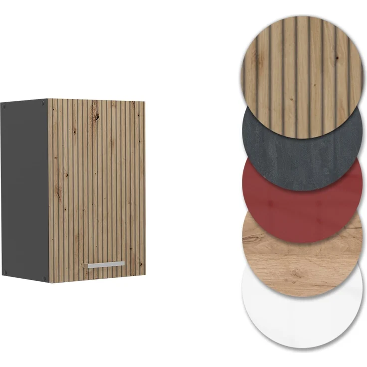 Hängeschrank R-Line Artisan-Eiche 40 cm Vicco – Bild 6