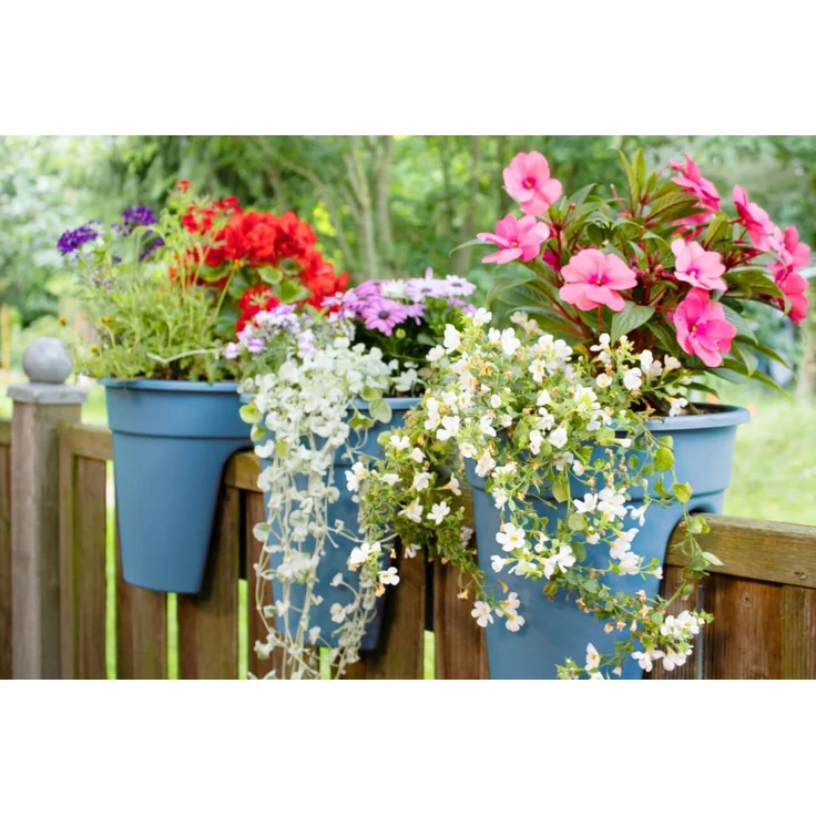 Flowerclip Blumentöpfe, 3er Set, meerblau – Bild 9