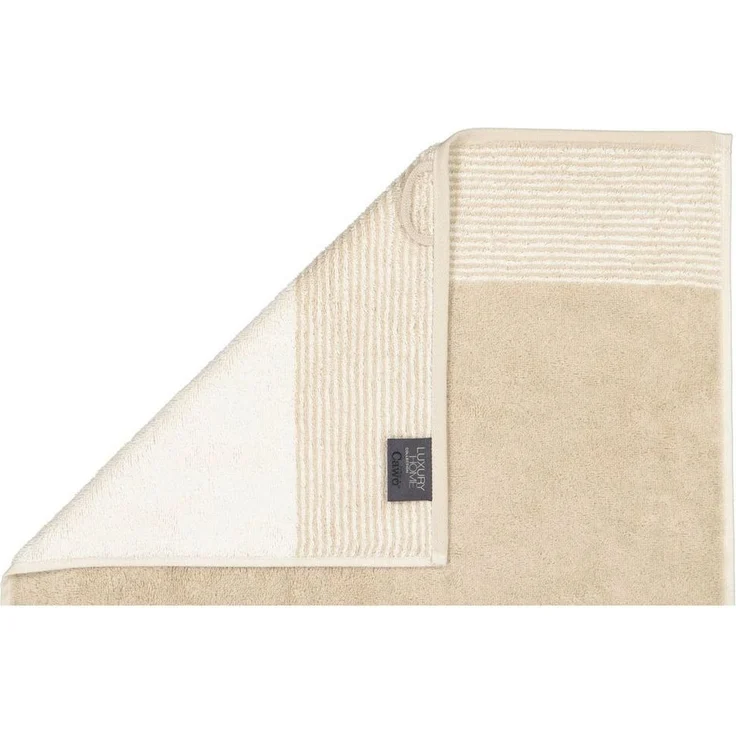 Cawö Handtücher Luxury Home Two-Tone 590, 100% Baumwolle (1-St) – Bild 3