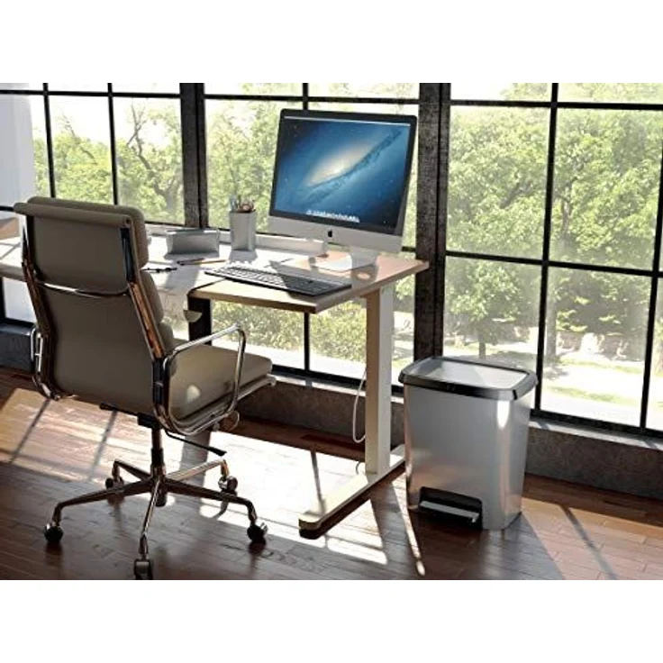 Kis Style Abfalleimer, verziert, 38 x 28 x 43 cm, 35 l, silberfarben – Bild 3