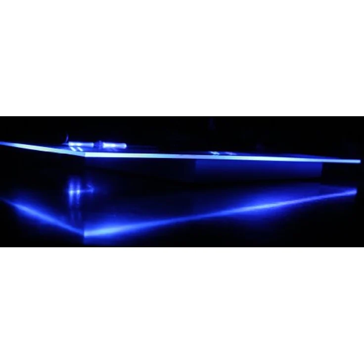 TRANGO LED Glaskantenbeleuchtung, 4er Set RGB Farbwechsel LED Glaskantenbeleuchtung 5022-04 inkl. Fernbedienung Schrankbeleuchtung I Glasbodenbeleuchtung I Vitrinenbeleuchtung, LED Clips I Möbelbeleuchtung – Bild 4