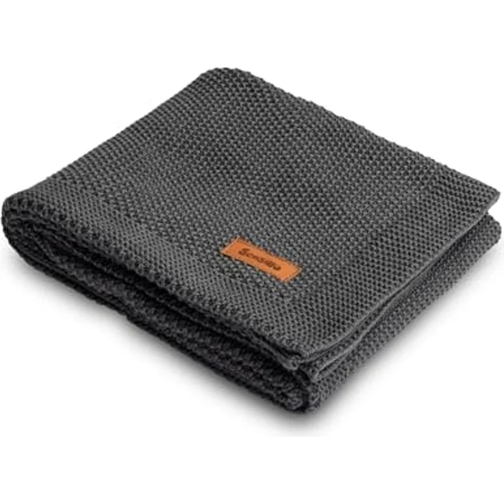 Sensillo COTTON BLANKET 100X80 GRAPHITE 4325/6821 – Bild 2