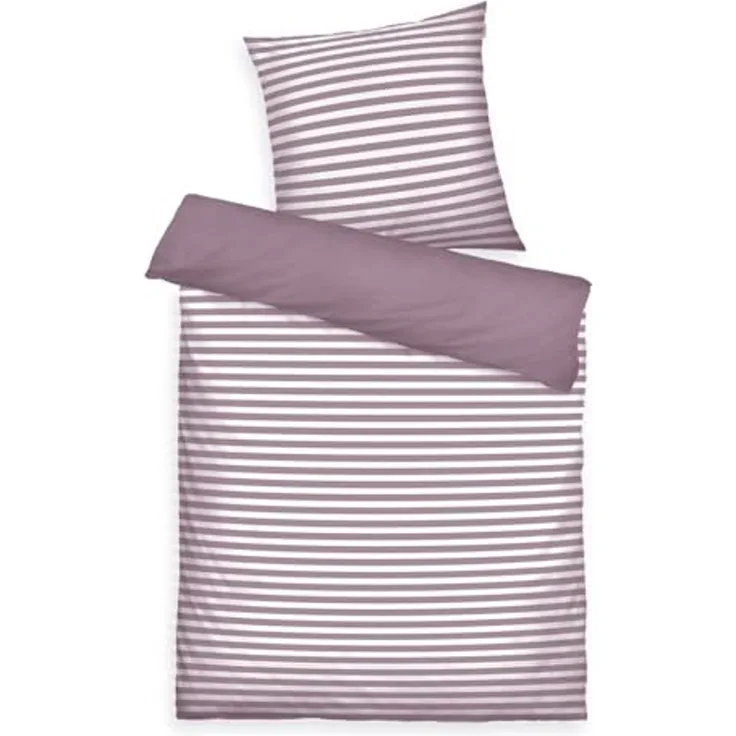 TOM TAILOR HOME Bettwäsche MEDIUM STRIPES in Gr. 135x200cm, 155x220cm oder 200x220cm, Renforcé, 2 teilig, new bedroom, mit farbigem Markenreißverschluss