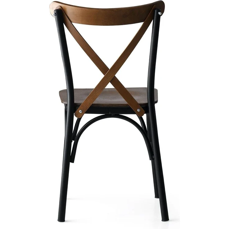 Skye Decor 'Ahşap Ekol - 261 V4' Stuhlset (4-teilig), Walnuss, 42 x 84 x 41 cm – Bild 5