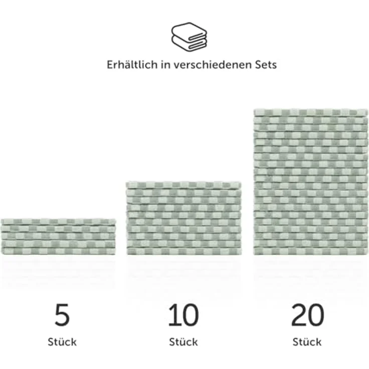 Blumtal Geschirrtuch Premium Geschirrhandtücher in 50 x 70 cm, (Set, 5-tlg, 5, 10 oder 20 Geschirrtücher), 100% Baumwolle, Oeko-TEX® Zertifiziert – Bild 6