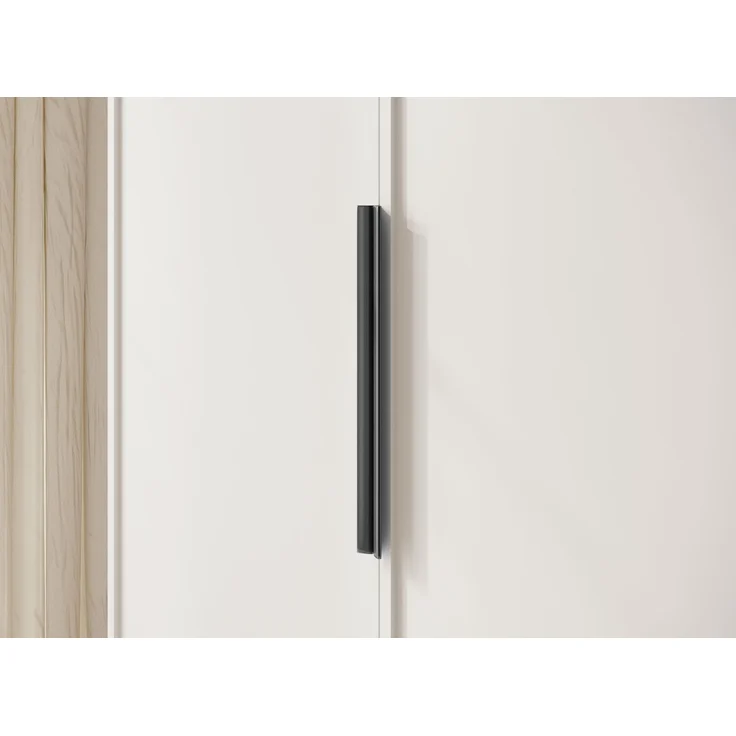Selsey 'Frame' Kleiderschrank 3-türig mit Kleiderstange und Regalen, weiß 200 x 150 x 57 cm – Bild 7