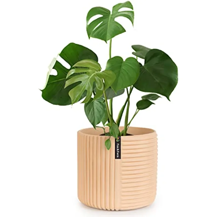 Hasselt Blumentopf Polystone pflanzenfreundlich handgemacht 3D-Optik Sand