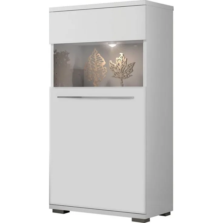 Places of Style Vitrine Piano UV lackiert, Soft-Close Funktion