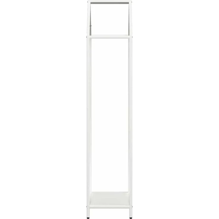 vidaXL Brennholzregal Weiß 40x25x120 cm Kaltgewalzter Stahl 864300 – Bild 6