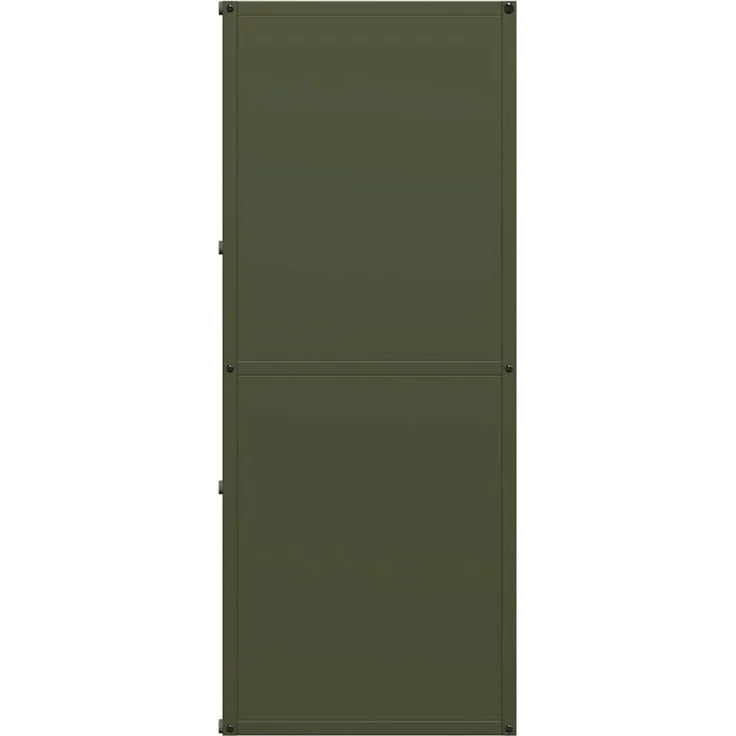 vidaXL Brennholzregal Olivgrün 40x30x75 cm Kaltgewalzter Stahl 864194 – Bild 5