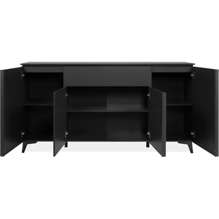 Sideboard Visby in grau und Schiefer 177 x 92 cm – Bild 8
