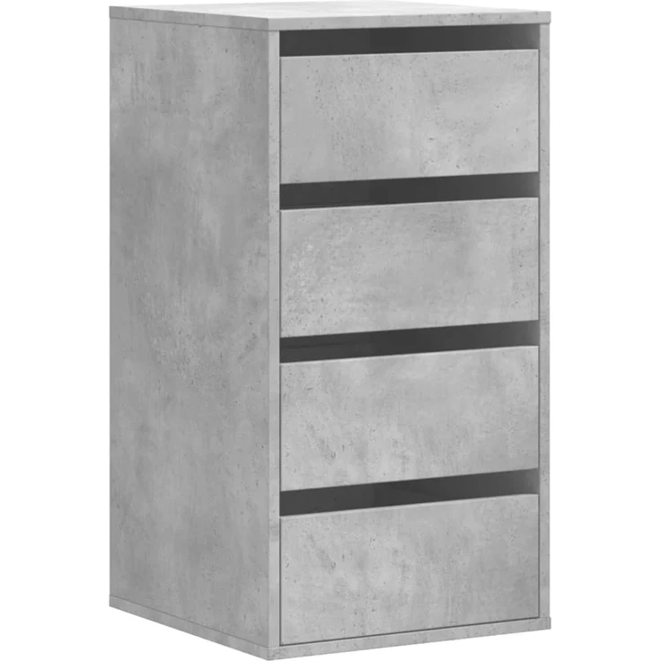 vidaXL Kommode Betongrau 40x41x76 cm Holzwerkstoff 852864 – Bild 2