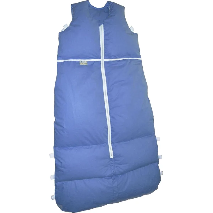 Premium Daunenschlafsack, längenverstellbar, Alterskl. ca 12-24 Monate, azur, 110cm