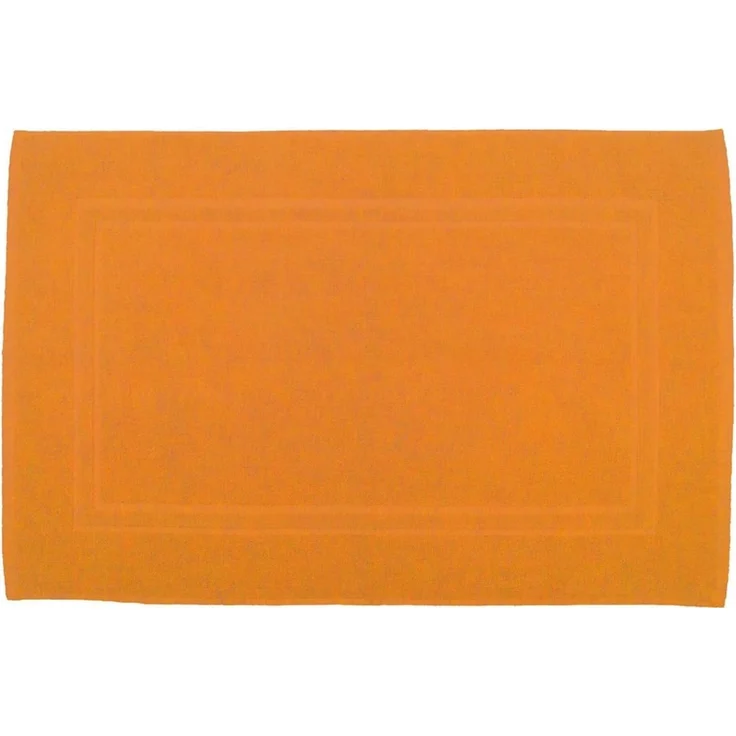 Julie Julsen Badematte 1-Badematte-Orange-50 x 40 cm, Baumwolle, Doppelrahmen – Bild 1