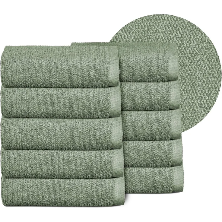 Beautex Handtuch Set Handtuch Set, Made in Europe, Frottier (Multischlaufen-Optik, Frottier Premium Set aus 100% Baumwolle 550g/m) – Bild 5