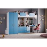 Hochbett 'Geko XL' blau