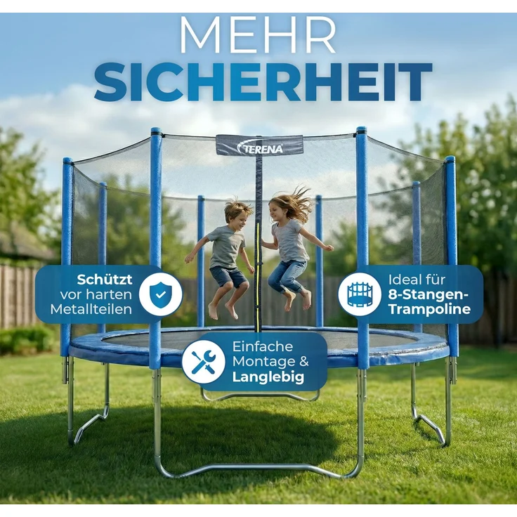Terena Stangenschutz 8 Polster für Sicherheitsnetz – Bild 3