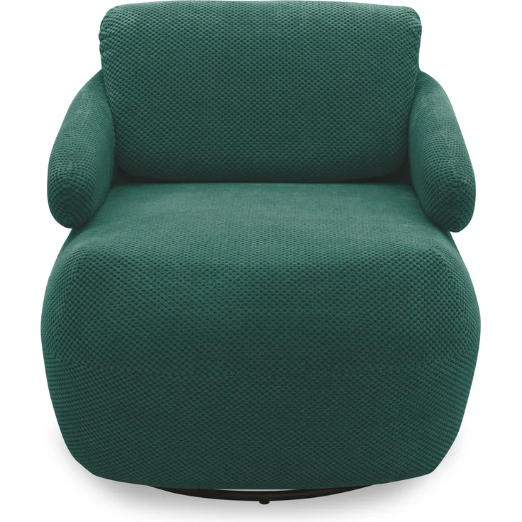 DOMO. collection Sessel 700015, Polstersessel, gepolsterte Rückenlehne, Rückenfunktion, Drehfunktion, Wippfunktion, Cocktailsessel, Loungesessel, 68 x 88 x 67 (BxTxH), grün – Bild 2