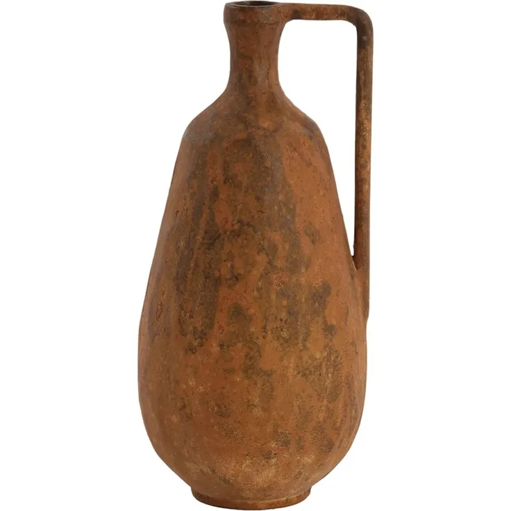 Dekovase Vase OSTRA von Light & Living Blumenvase 16,5x17x35 cm Rost