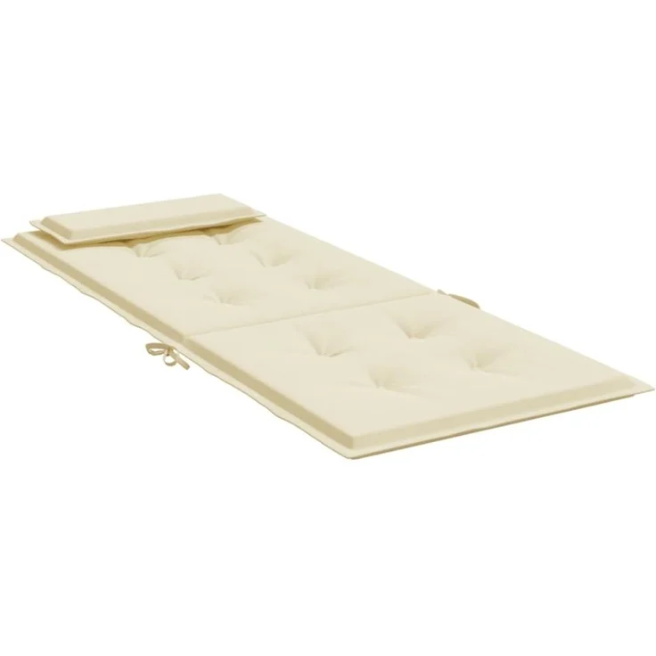 vidaXL Hochlehner-Auflagen 2 Stk. Creme Oxford-Gewebe 361880 – Bild 7