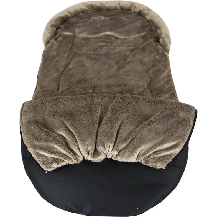 BabyLux Fußsack "Cozy" (für Kinderwagen, Buggy, Babyschalle, Winterfußsack Kinderwagenfußsack Babyfußsack), K26 - Schwarz / Beige – Bild 3
