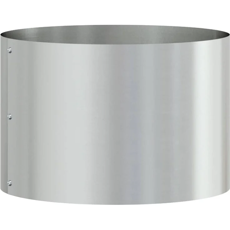vidaXL Pflanzenring Silber 30 x 30 x 20 cm Verzinkter Stahl 873602 – Bild 2