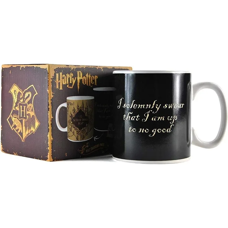 Harry Potter MUGBHP02 Kaffeetasse, Keramik, schwarz, 9 x 9 x 10 cm