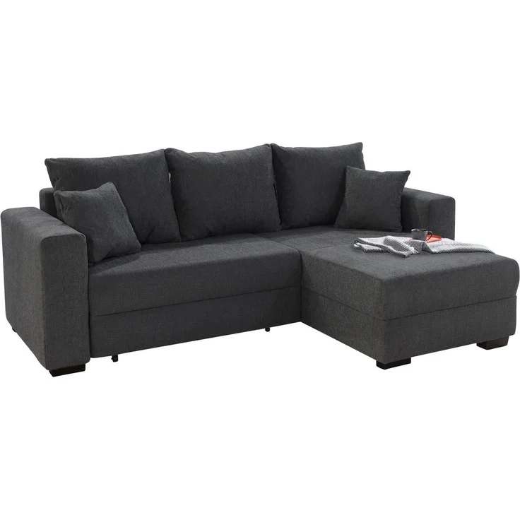 Jockenhöfer Gruppe Ecksofa Elmau L-Form, B: 235 cm, mit Bettfunktion, Bettkasten & 2 Zierkissen – Bild 2