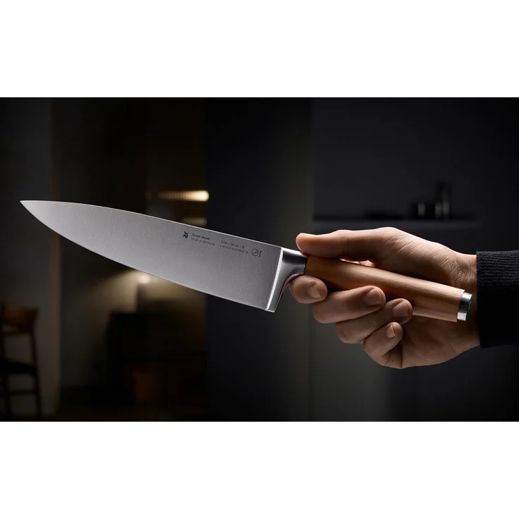 Kochmesser Grand Wood 20 cm, Holz, Stahl, Silber, Holzfarben, 8 x 3 x 37 cm – Bild 2