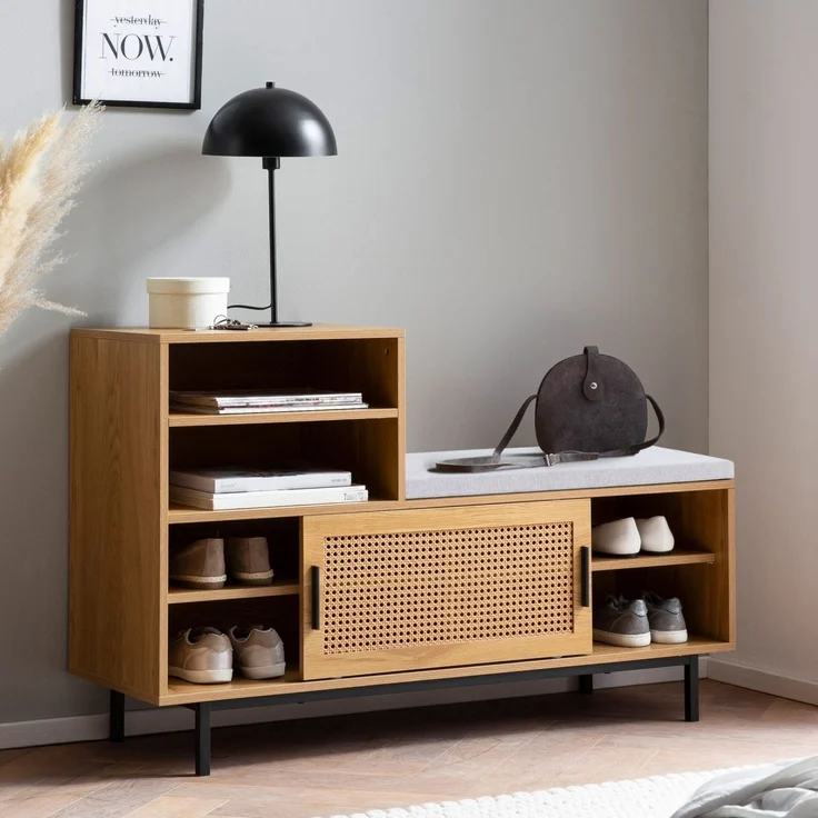 Schuhbank mit Sitzfläche 75,5 x 40 x 120 cm – Bild 2