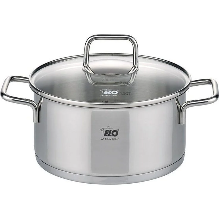 Elo Bratentopf Citrin, Edelstahl 18/8 (1-tlg), Induktion, Ø 20 cm – Bild 2