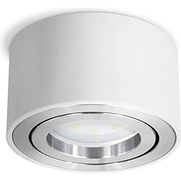 SSC-LUXon CELI-1W, dimmbarer LED Aufbauspot mit einstellbarer Lichtfarbe 3CCT, rund, weiß, schwenkbar, 230V, 6 Watt – Bild 4
