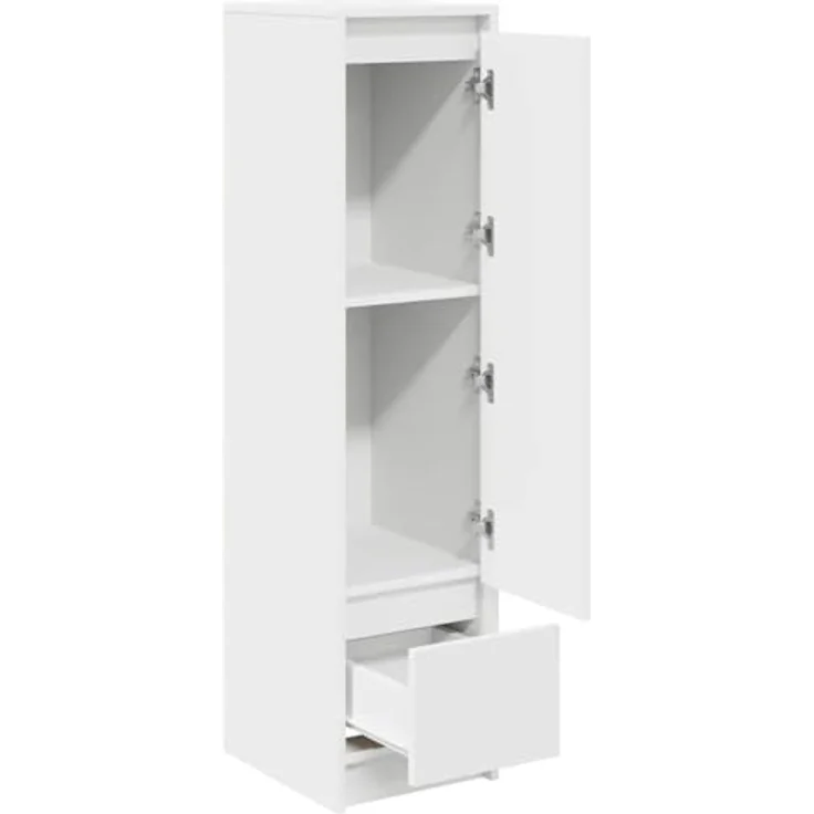vidaXL Highboard Weiß 29,5x34x119,5 cm Holzwerkstoff 861652 – Bild 9